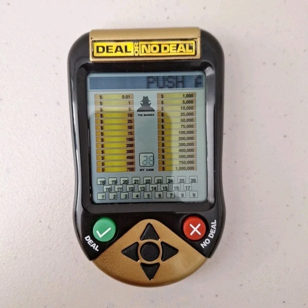 Deal or No Deal Electronic Handheld Game 2006 TESTED &‎ Works NEW BATTERIES